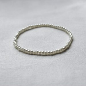 witte kralen armband